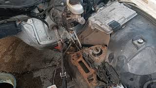 Through Hellfire and brimstone the engine and trans is out