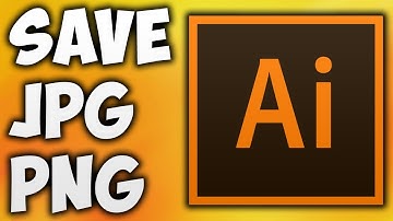 How to Save a Illustrator File as a JPEG - How to Export PNG From Illustrator