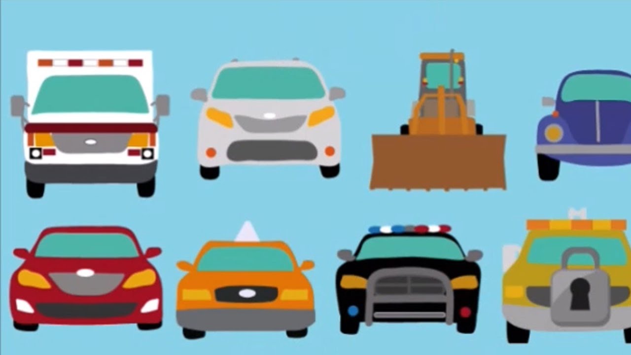 Kids Car Town Play and Learn vehicles in the city YouTube