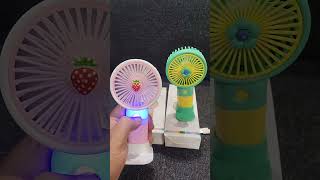 Garmi Mein AC Jaisi Feeling 😳 Mini Hand Fan Review- INR 229 mein ek k saath ek free