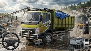Truck Simulator Indonesia 🚛 | Mining Road Drive ⛏️ | Off-Road Gameplay screenshot 3