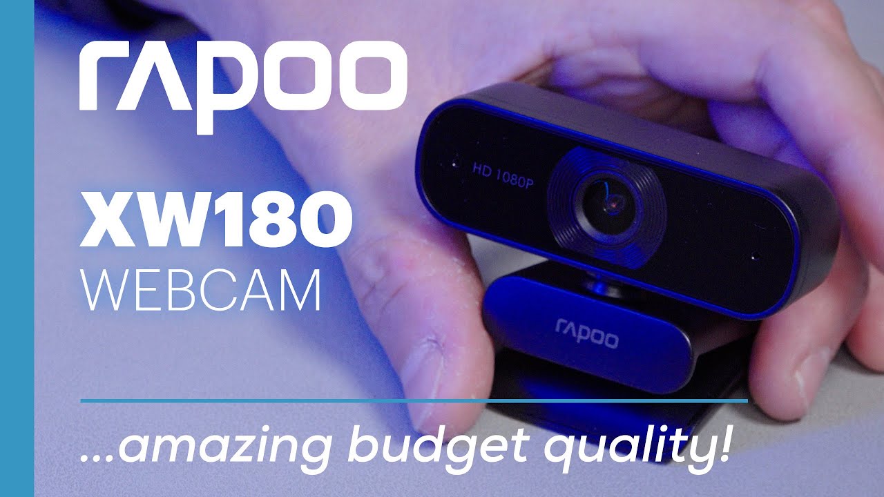 Low Cost & Great Quality - Rapoo XW180 / C260 Full HD Webcam Review -  YouTube