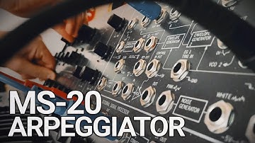 Korg MS-20 arpeggios with Logic and Korg SQ-1