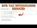 How to Reduce Tax Withholding to 0% for Non-US Citizen on Amazon KDP in 2023 {UPDATED}