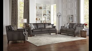 Edgewood Leather Sofa Assembly Video
