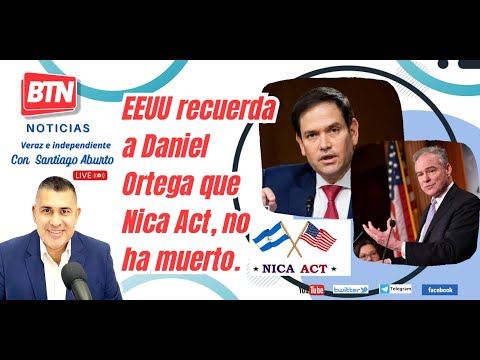 En Vivo: EEUU recuerda a Daniel Ortega que Nica Act, no ha muerto. 08 Junio 2023