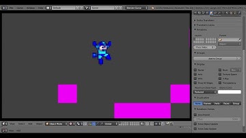 Megaman Proof of concept Blender Game Engine