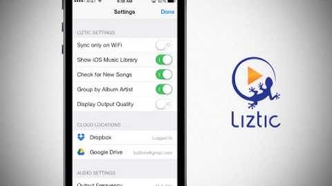 How to navigate the Settings Menu in the Liztic app