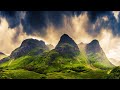 The Three Sisters in Glencoe Ballachulish Highland Scotland #Travel #Tourism DJI Drone Aerial Views