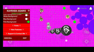 AGARIO NEW MOD MENU 2.16.2 apk | agario new 5 menu mode | ios zoom +fast macro+ dark and colour full