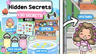 *NEW SECRETS!* 30+ Secrets that TOCA BOCA WORLD IS HIDING FROM YOU *FREE SECRET ITEMS* (FREE UPDATE) screenshot 5