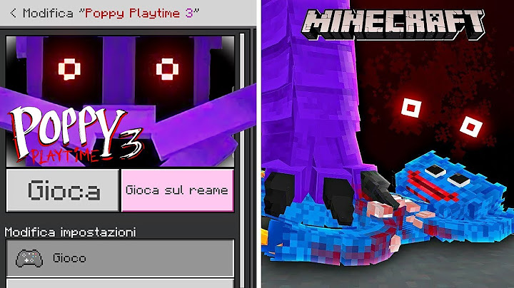 HO GIOCATO a POPPY PLAYTIME 3 SU MINECRAFT ITA!!