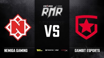 [EN] Nemiga vs Gambit | Map 2: Vertigo | StarLadder CIS RMR Main Event Group Stage