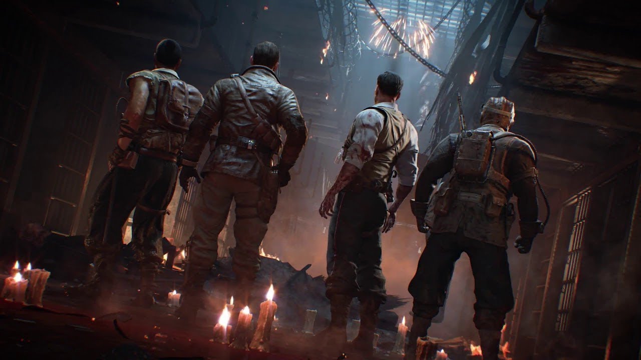 gaming logo CALL OF DUTY BLACK OPS 4 Zombies Trailer Richtofen Dempsey Takeo Nikolai (2018)