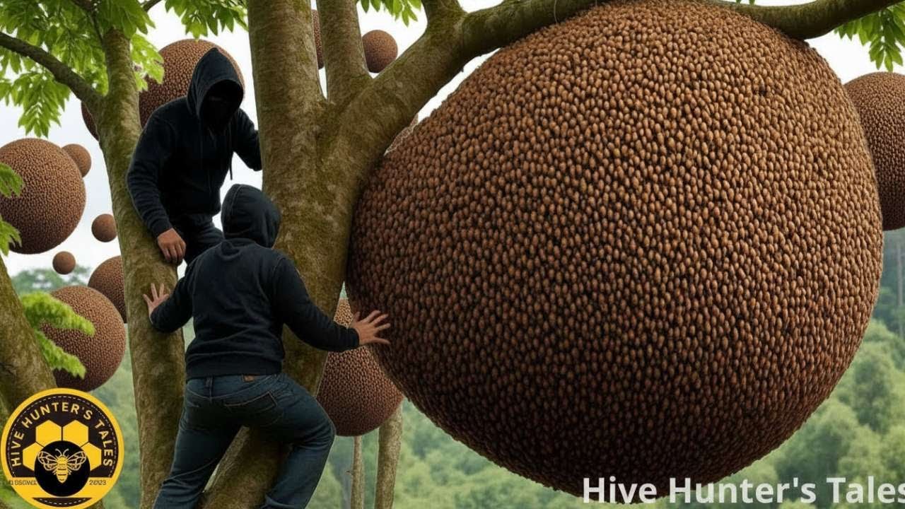 Forest Honey Harvest 2026 – Extreme Heights, Furious Bees, No Way Back