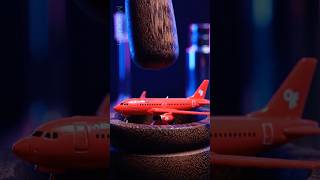 Crushing a Toy Plane in a Neon Cyberpunk Lab | Hyperreal ASMR