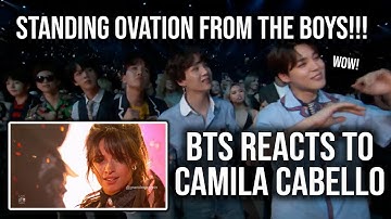 BTS reaction (STANDING OVATION) to Camila Cabello