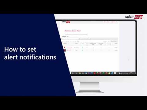 How to set alerts notifications