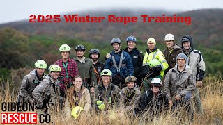 Gideon Rescue Fall 2025 Rope Rescue Training