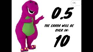 Mega Longest Barney Error Part 2 By Rjakobs