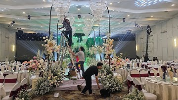 Đại tiệc chuẩn bị siêu Đám Cưới Phạm Dũng & Phan Diễm tại Sài Gòn. Nguyễn Tất Thắng