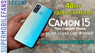 TECNO CAMON 15 Unboxing & Review - Super Night Lens, Good 48MP Camera, Long Battery Life & More!!!