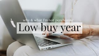 LOW BUY YEAR: Common Items I&#39;m Not Buying
