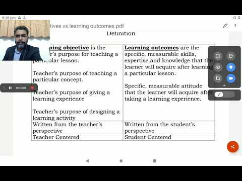 Learning Outcomes VS