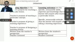 Learning Outcomes VS Learning Objectives_Definition