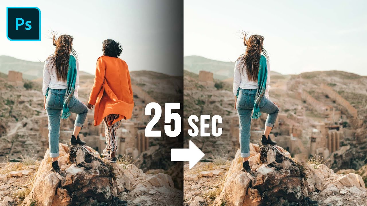 25 Saniyede Photoshopta İstemediğiniz Kişiyi Silin!