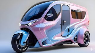 2026 Luxury Pink Tricycle RV Camper – The Most Unique RV You’ll Ever See