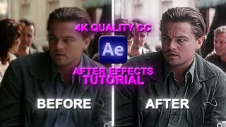 4K Color Correction | After Effects TUTORIAL