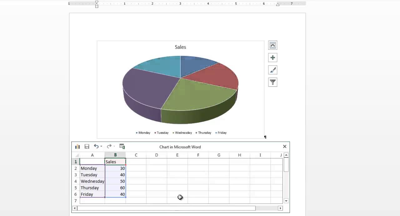 Chart Format Word