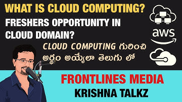 What is Cloud Computing || Jobs in Cloud Domain || Clear and Simple explanation || Krishna Talkz