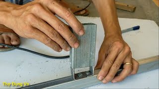 How to make square tubing miter joint - Joints without welding- Khớp Nối Sắt Hộp Không Cần Hàn