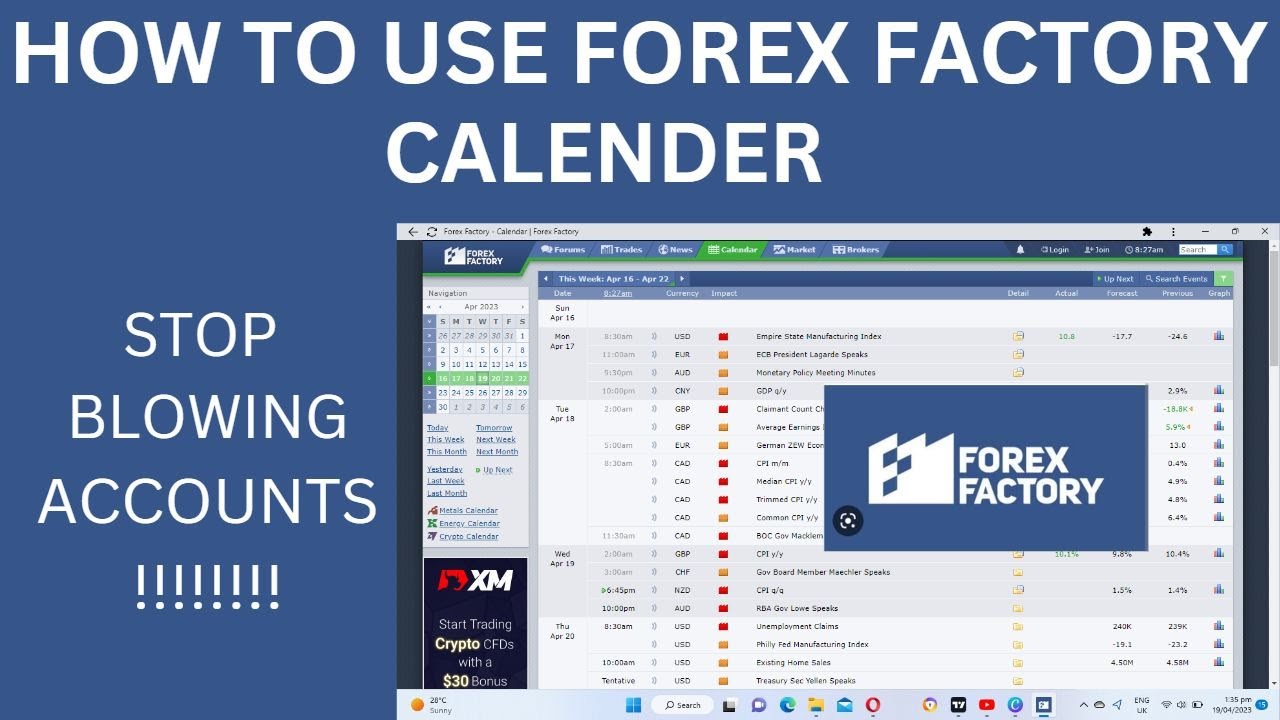 HOW TO USE FOREX FACTORY ECONOMIC CALENDERFOREX FACTORY TUTORIAL