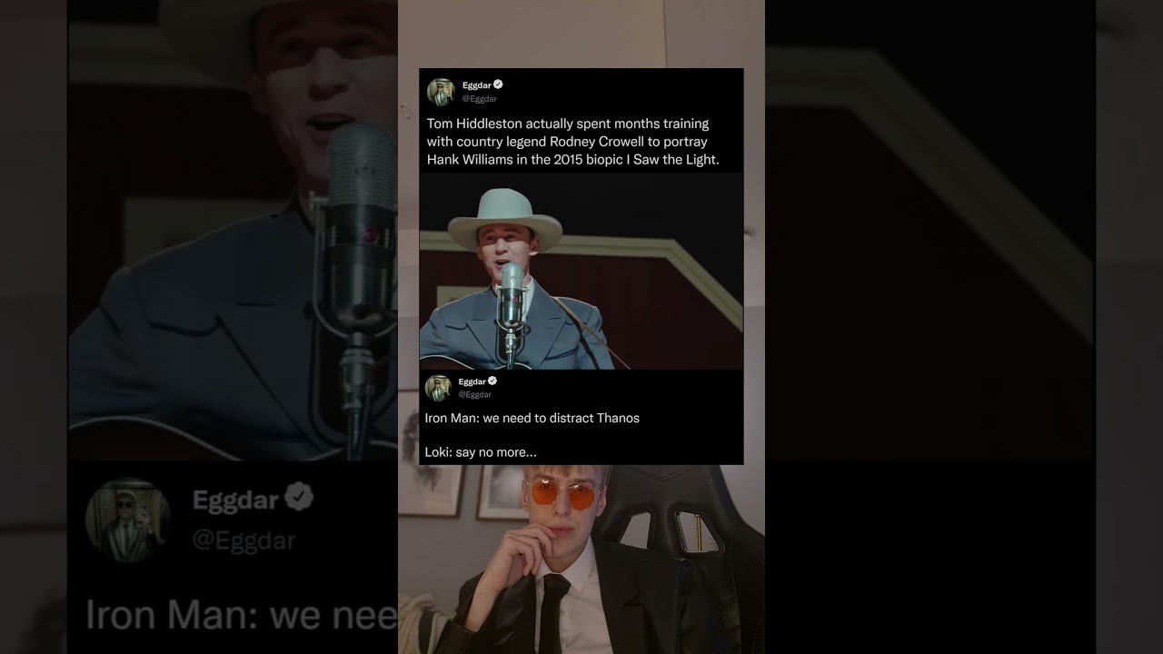 Tom Hiddleston actually spent months training with country legend Rodney Crowell to portray Hank