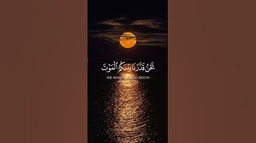 نَحْنُ خَلَقْنَاكُمْ فَلَوْلَا تُصَدِّقُونَ❤️ تلاوة تلامس الروح والنفس أرح قلبك وسمعك سورة الواقعة