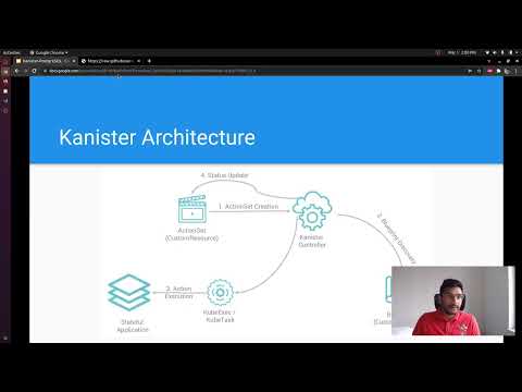 Using Kanister for logical backup of PostgreSQL