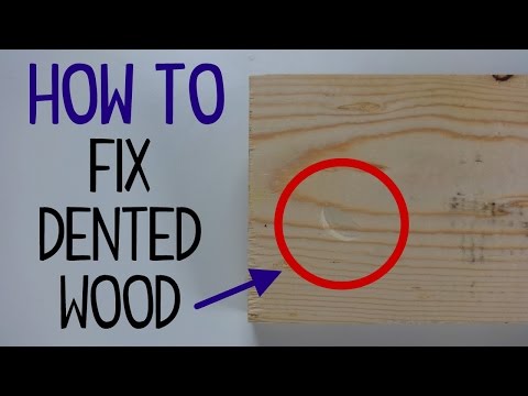 How to Fix Dented Wood