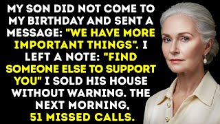 My Son Texted Me: 'We Have More Important Things' On My 65th Birthday — So…