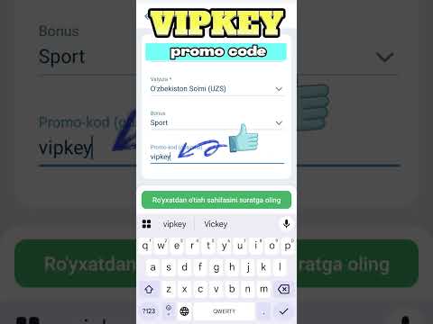 1xBet bonus kodini qanday alishib turishingiz mumkin?