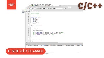 S10E19  - C/C++ - O que são Classes