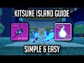 How to find kitsune island get fox lamp  use azure embers  blox fruit update 21