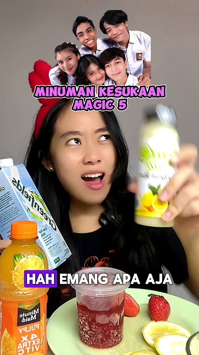 MAGIC 5'S FAVORITE DRINK!! 🫣🤢😍 #challenge #asmr #magic5