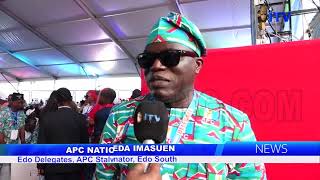 APC NATIONAL CONVENTION: Edo Delegates, APC Stalwarts Laud Gov. Okpebholo, Back Tinubu