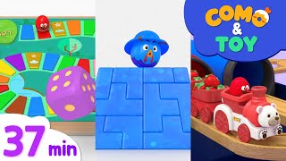 Como | Board Game + More Episode 37min | Learn colors and words | Como Kids TV
