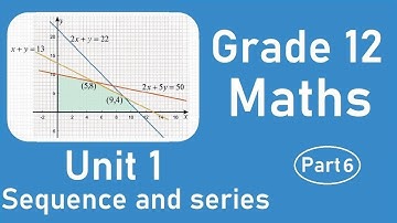 Grade 12 maths Unit 1 part 6 Application of arithmetic and geometric sequence | New Curriculum
