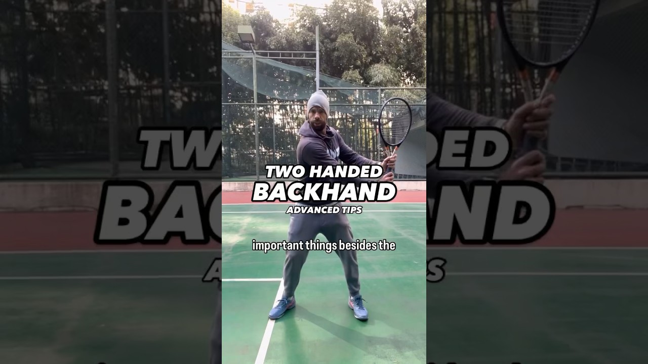 Двуручный бэкхенд &mdash; продвинутые советы!👌#tennisfitmen #теннисбэкхенд #бэкхенд #теннисныесоветы #т...