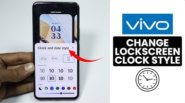 How to Change Lock Screen Clock Style on Any Vivo Phone - Lock Screen Settings